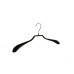 Hanger zwart anti-slip rubber 46cm Tms8339L
